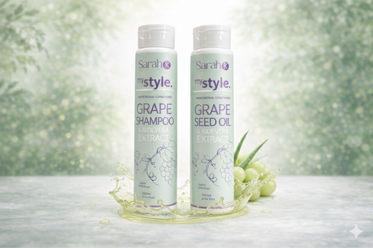 Kit Shampoo & Acondicionador Sarah K My Style – Grape Seed Oil & Aloe Vera